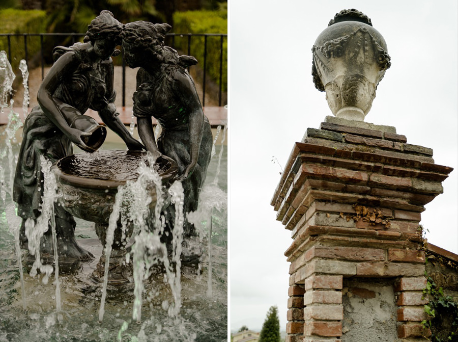 details of Villa Daniela Grossi in Lucca