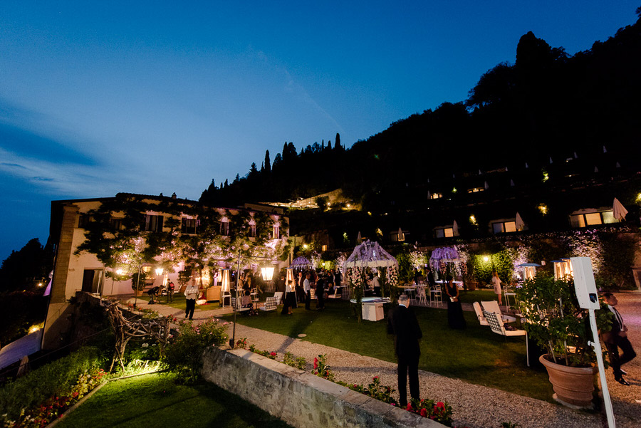 villa san michele florence by night