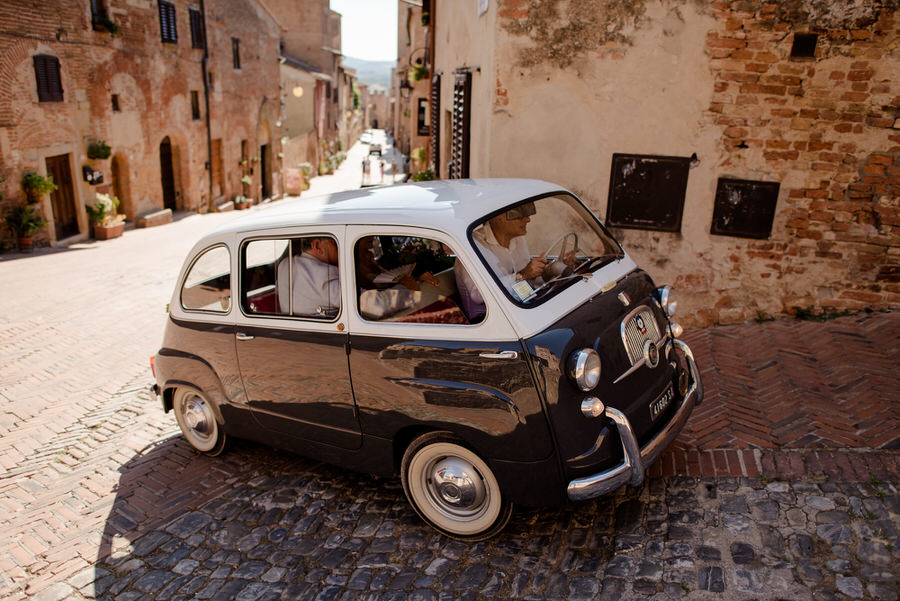 here comes the bride with 600 fiat