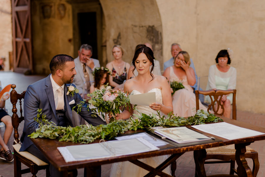 ceremony in certaldo