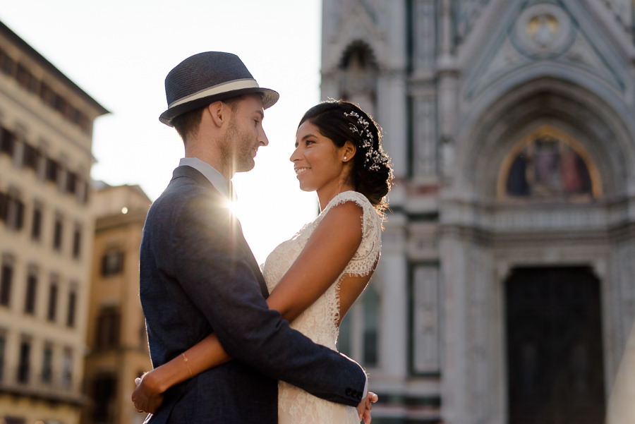 wedding couple in florence