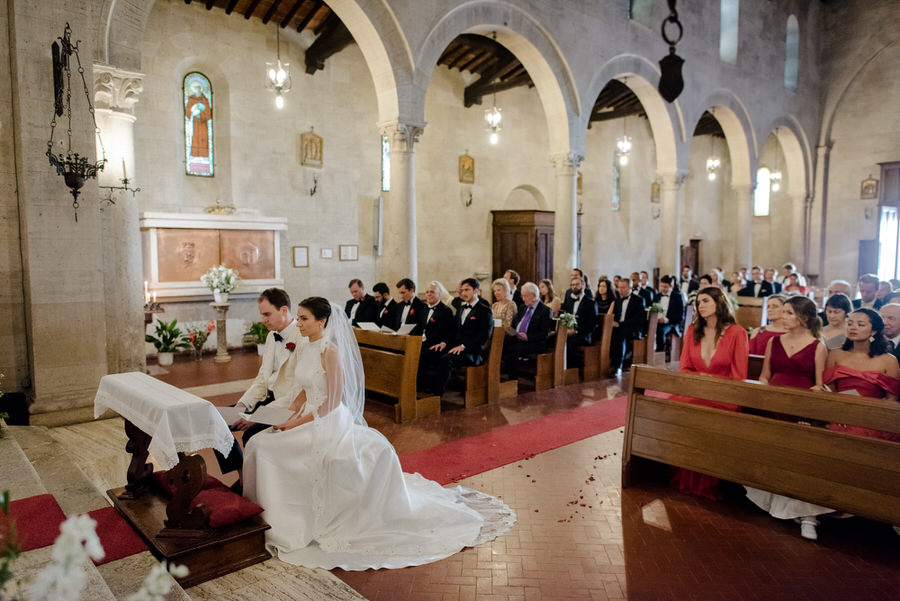 religious ceremony moment in the church