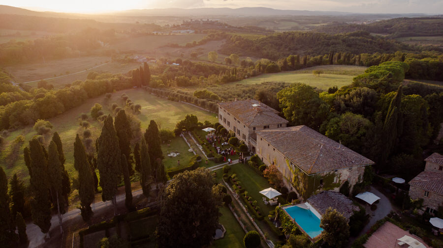 borgo stomennano viewed from the top