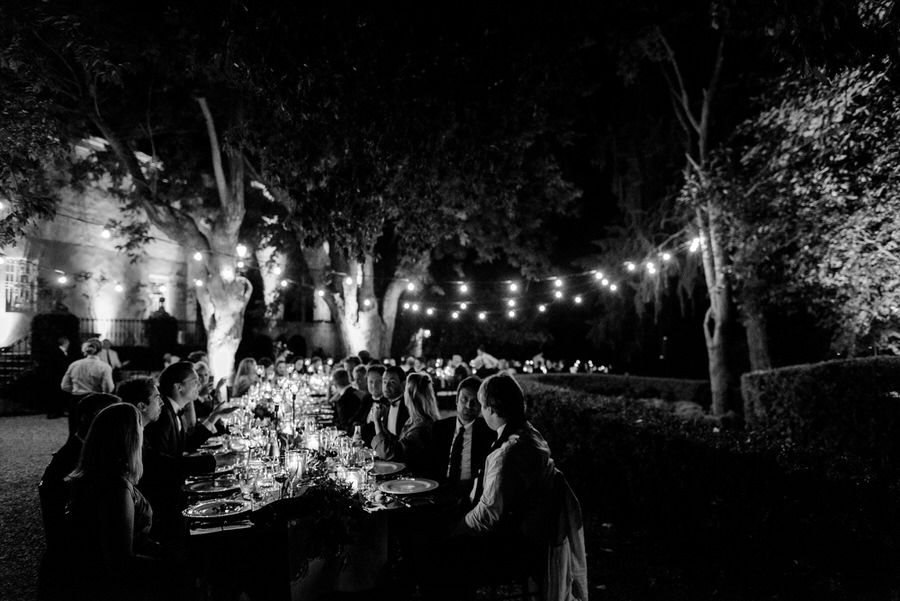 speeches during the wedding dinner