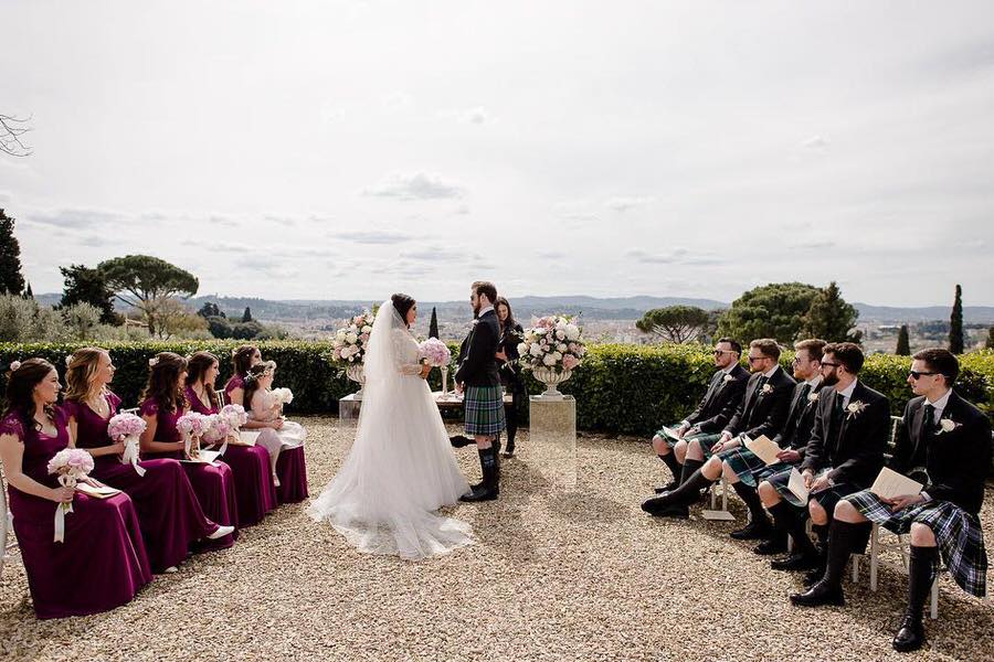 wedding in florence celebrated in spring