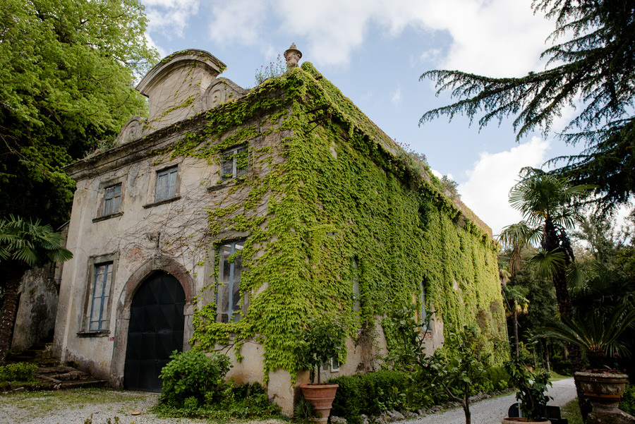 detail of historic building at Villa di Corliano, San Giuliano Terme, Pisa