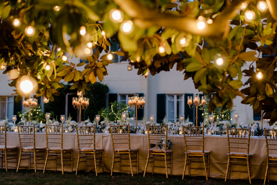 detail of wedding table decoration at Villa Ravano, San Giuliano Terme, Pisa