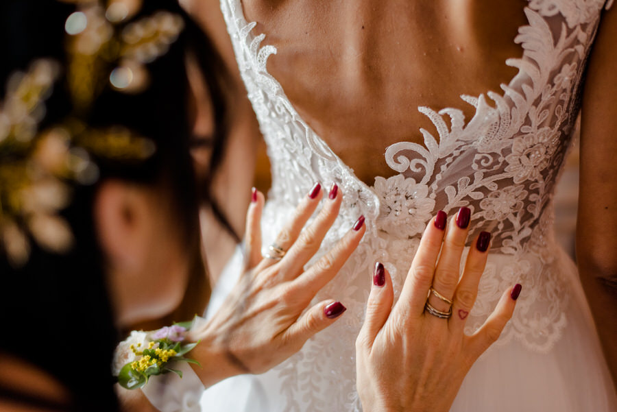 wedding dress detail