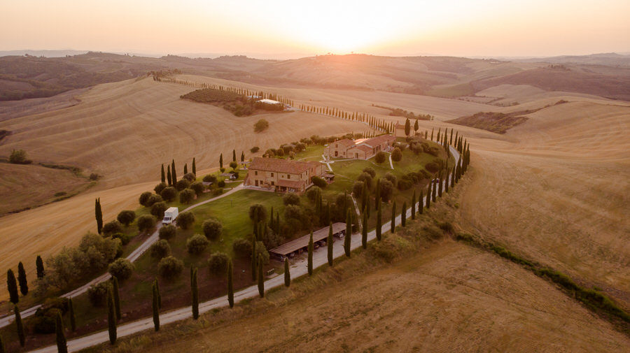 wedding venue in val d'orcia