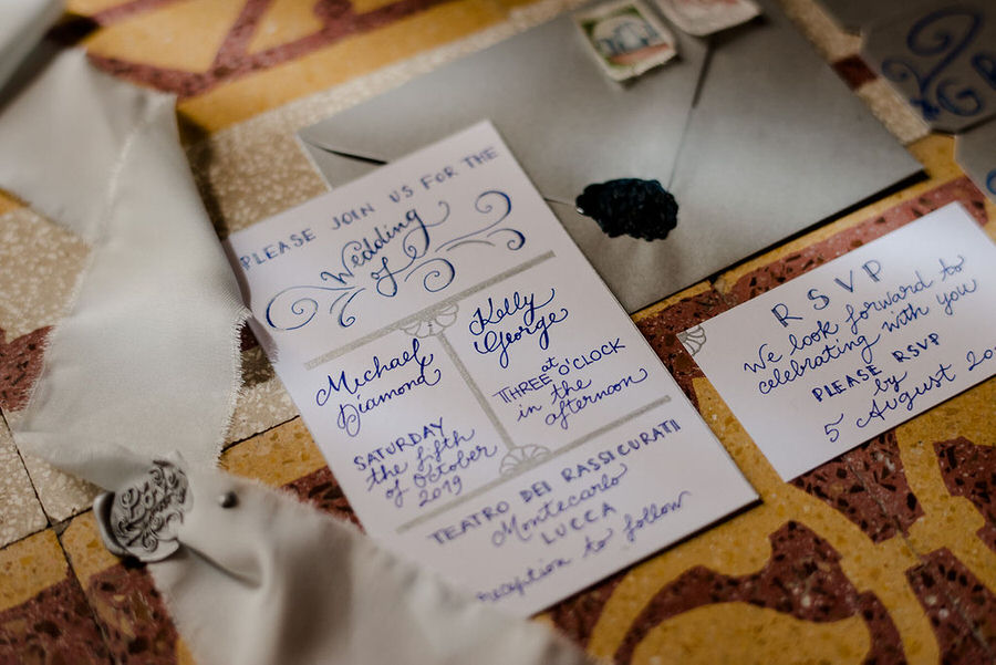 stationary wedding in tuscany