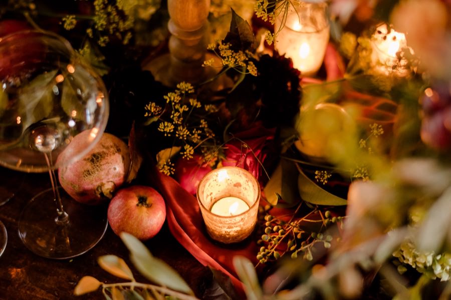 details wedding table decorations