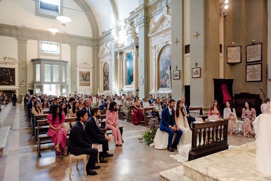 wedding in a church