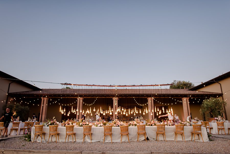 wedding venue table dinner