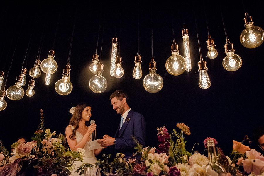 wedding speeches at dinner time