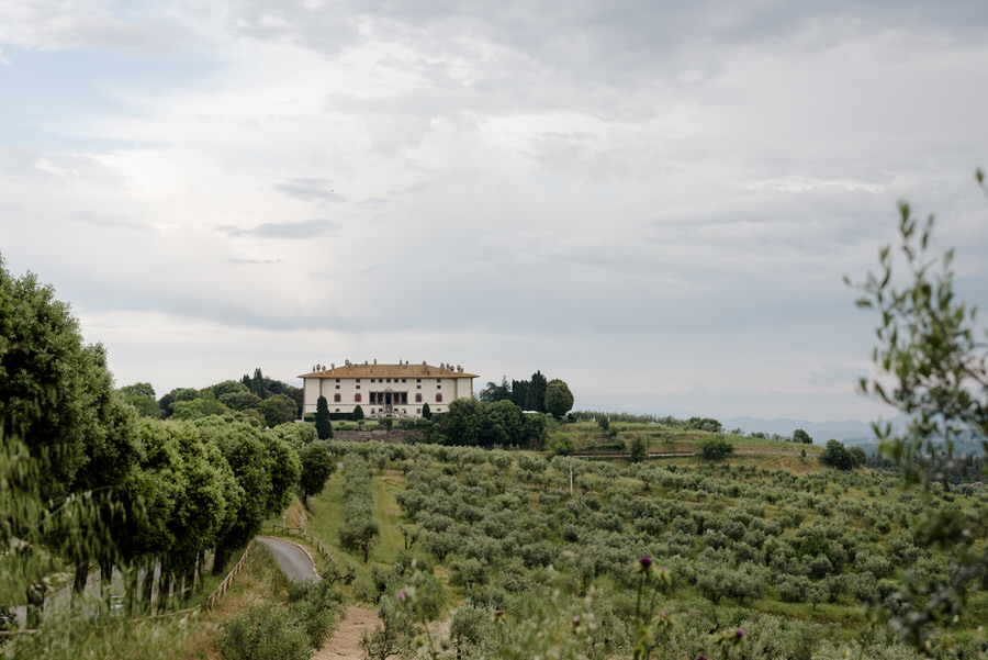 view of tenuta di Artimino tuscany